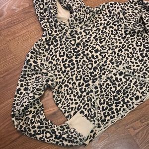 Hollister leopard hoodie Clearance